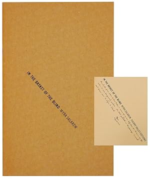 Bild des Verkufers fr In The Basket of the Blind (Signed First Edition) zum Verkauf von Jeff Hirsch Books, ABAA