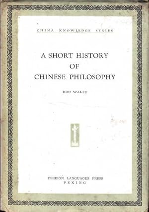 Immagine del venditore per A Short History of Chinese Philosophy venduto da Goulds Book Arcade, Sydney