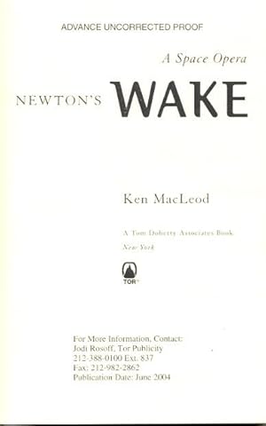 Imagen del vendedor de Newton's Wake a la venta por Ziesings