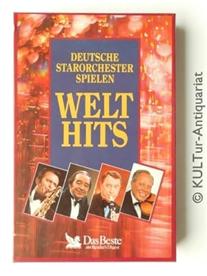 Bild des Verkufers fr Deutsche Starorchester spielen Welthits 1963 - 1980 (Paul Kuhn, Max Greger, Hugo Strasser, Bert Kaempfert, Helmut Zacharias, Gnter Noris, Horst Jankowski u.v.m.) [4 MC Box]. zum Verkauf von KULTur-Antiquariat