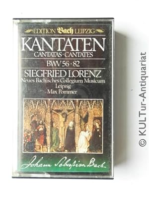 Image du vendeur pour Bach: KANTATEN / Ich will den Kreuzstab gerne tragen BWV 56 & Ich habe genug BWV 82 (Hrkassette). mis en vente par KULTur-Antiquariat