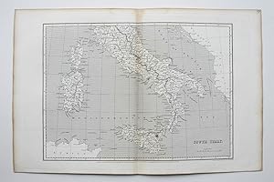 1805 Arrowsmith Antique Map ITALY South Sicily Sardinia Engraved by S. Hall