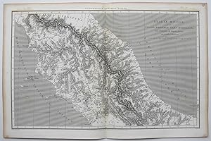 1807 Ancient Middle North Italy Antique Map by Macpherson