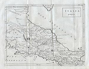 1779 Ancient Italy Central Antique Map Cellarius