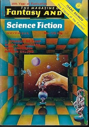 Bild des Verkufers fr The Magazine of FANTASY AND SCIENCE FICTION (F&SF): November, Nov. 1973 zum Verkauf von Books from the Crypt