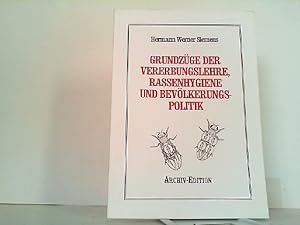 Seller image for Grundzge der Vererbungslehre, Rassenhygiene und Bevlkerungspolitik. for sale by Antiquariat Ehbrecht - Preis inkl. MwSt.