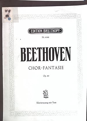 Immagine del venditore per L. van Beethoven: Fantasie fr Klavier, Chor und Orchester op. 80; Klavierauszug mit Text. Edition Breitkopf Nr. 4348; venduto da books4less (Versandantiquariat Petra Gros GmbH & Co. KG)