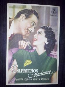 Seller image for Caprichos de Madame. Loreta Young, Melvyn Douglas for sale by Librera La Candela