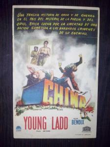 Seller image for China. Loretta Young, Aln Ladd. Director: John Farrow for sale by Librera La Candela