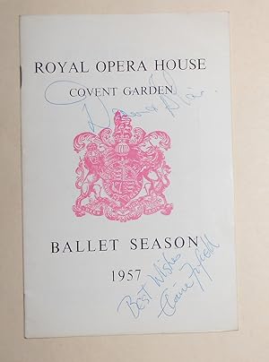 Seller image for Sadler's Wells Ballet - Programme 12th February 1957 (SIGNED by David Blair and Elaine Fifield) for sale by David Bunnett Books