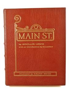 Easton Press "Main Street" Sinclair Lewis, Leather Bound Limited Collector's Edition w/Notes