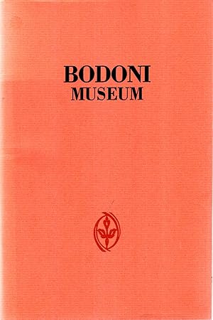 Image du vendeur pour Bodoni Museum mis en vente par Pendleburys - the bookshop in the hills