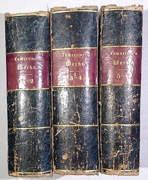 Seller image for A. v. Lamartine's smmtliche Werke. Uebersetzt von G. Herwegh. 6 Bnde in drei Bchern for sale by Antiquariat Trger