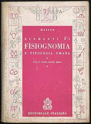 Bild des Verkufers fr Elementi di fisognomia e tipologia umana zum Verkauf von Sergio Trippini