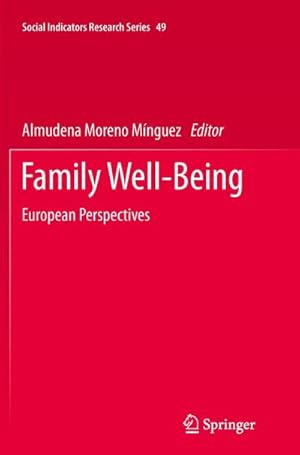 Bild des Verkufers fr Family Well-Being : European Perspectives zum Verkauf von AHA-BUCH GmbH