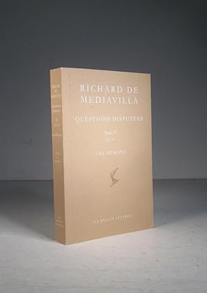 Questions disputées. Tome IV (4). Questions 23 -31 Les Démons