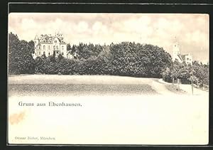 Ansichtskarte Ebenhausen, Villa am Fischerschlössl