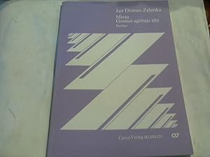 Seller image for Zelenka: Missa Gratias agimus tibi - Partitur for sale by Versandhandel Rosemarie Wassmann