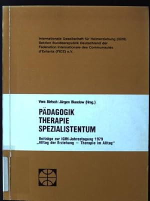 Immagine del venditore per Pdagogik Therapie Spezialistentum venduto da books4less (Versandantiquariat Petra Gros GmbH & Co. KG)