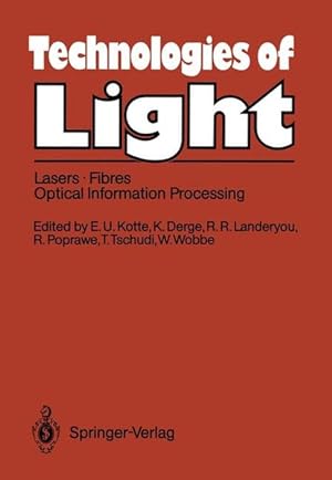 Seller image for Technologies of Light for sale by Antiquariat Bookfarm