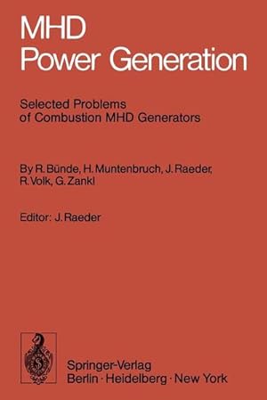 Seller image for MHD Power Generation for sale by Antiquariat Bookfarm