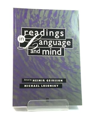 Image du vendeur pour Readings in Language and Mind mis en vente par PsychoBabel & Skoob Books