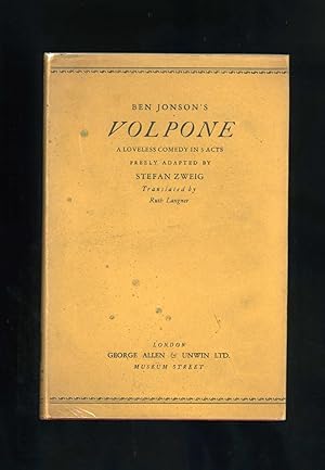 Seller image for BEN JONSON'S VOLPONE: A LOVELESS COMEDY IN 3 ACTS for sale by Orlando Booksellers