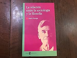 Seller image for La relacin entre la sociologa y la filosofa for sale by Kavka Libros