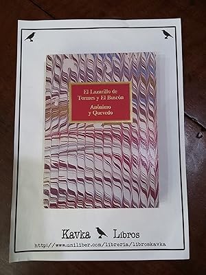 Seller image for El lazarillo de Tormes / El buscn for sale by Kavka Libros