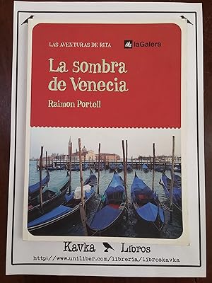 Imagen del vendedor de La sombra de Venecia a la venta por Kavka Libros