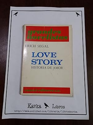Seller image for Love story- Historia de amor for sale by Kavka Libros