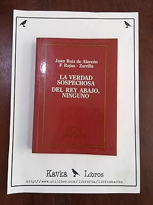 Seller image for La verdad sospechosa / Del rey abajo, ninguno for sale by Kavka Libros