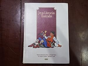 Seller image for Joyas Literarias Ilustradas 3. Viaje al centro de la Tierra / La isla del tesoro / Los viajes de Gulliver / Robinson Crusoe for sale by Kavka Libros