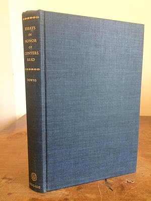 Essays in Honor of Conyers Read by Downs, Norton: Near Fine Hardcover ...