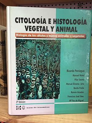 Image du vendeur pour (LU) CITOLOGIA E HISTOLOGIA VEGETAL Y ANIMAL :Biologa de las clulas y tejidos ani,ales y vegetales mis en vente par LA TIENDA DE PACO