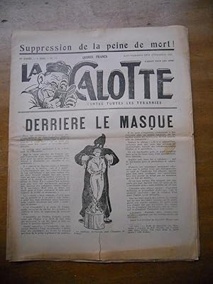 Imagen del vendedor de La Calotte - Contre toutes les tyrannies - Aout septembre 1953 n88 - Suppression de la peine de mort - Derriere le masque a la venta por Frederic Delbos