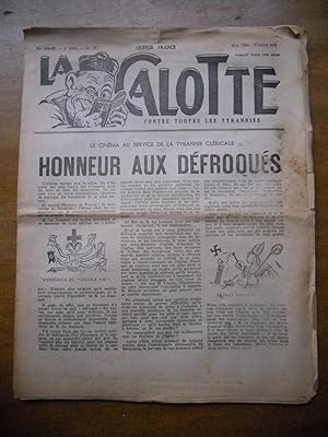 Imagen del vendedor de La Calotte - Contre toutes les tyrannies - Mai 1954 n96 - Honneur aux defroques a la venta por Frederic Delbos