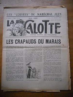 Imagen del vendedor de La Calotte - Contre toutes les tyrannies - Novembre 1953 n90 - Les crapauds du marais a la venta por Frederic Delbos
