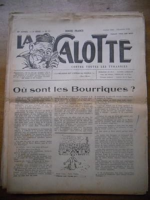 Imagen del vendedor de La Calotte - Contre toutes les tyrannies - Juillet 51 1953 n65 - Ou sont les bourriques ? a la venta por Frederic Delbos
