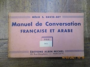 Imagen del vendedor de Manuel de conversation franaise et arabe. a la venta por LE MUSEE DU LIVRE