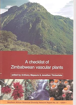 Imagen del vendedor de A checklist of Zimbabwean vascular plants a la venta por Snookerybooks
