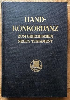 Seller image for Handkonkordanz zum griechischen Neuen Testament. for sale by Antiquariat Lohmann