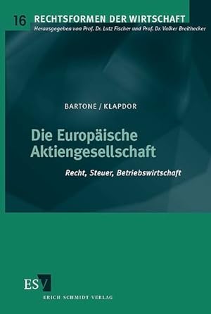 Seller image for Die Europische Aktiengesellschaft for sale by Antiquariat Bookfarm