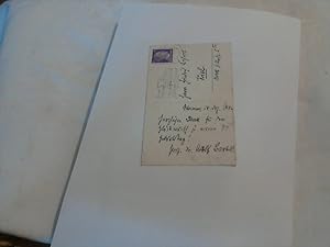 Autograph ; Postkarte ; eine Ansichtskarte von Adolf Bartels aus dem Jahre 1942
