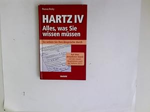 Hartz IV : alles, was Sie wissen müssen ; so setzen Sie Ihre Ansprüche durch ; [auf dem aktuellst...