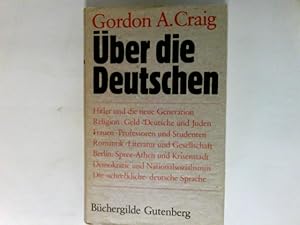 Seller image for ber die Deutschen. for sale by Antiquariat Buchhandel Daniel Viertel