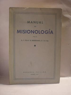 Manual de misionología