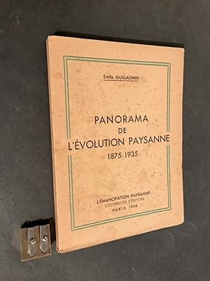Panorama de l'évolution paysanne. 1875-1935.