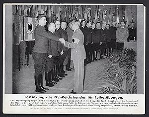 "Festsitzung des NS.-Reichsbundes für Leibesübungen" - Pressefoto Aktueller Bilderdienst Serie 13...