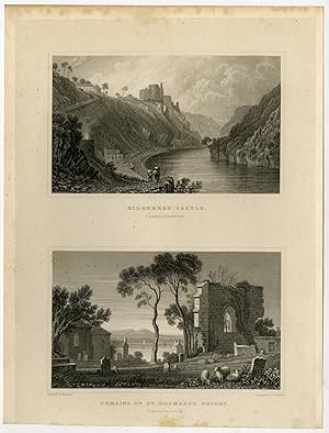 Antique Print-WALES-PEMBROKESHIRE-KILGERRAN-ST.DOGMAEL-Gastineau-Varrall-1831